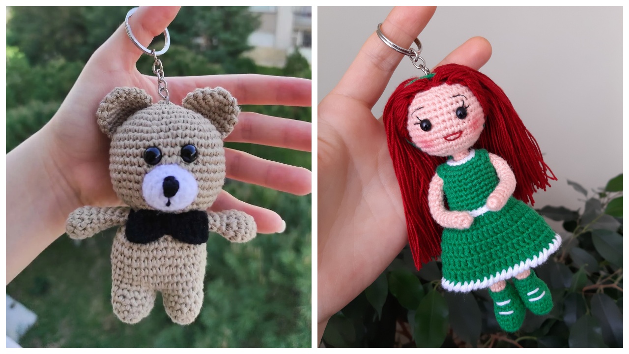 Amigurumi anahtarlık modelleri ile havanıza hava katın